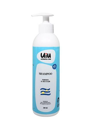 Шампунь для нормальных и жирных волос uiu для частого мытья, 300 мл daily skin care