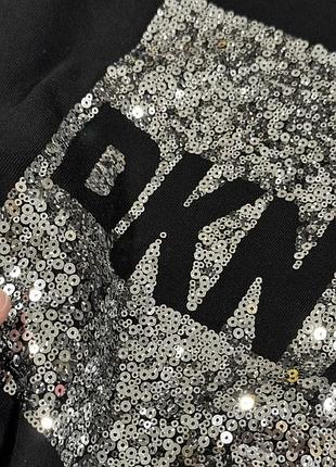 Свитшот с пайетками dkny 2