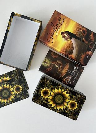 Sunflowers field tarot 3