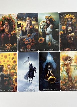 Sunflowers field tarot 5