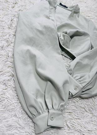 Оливкова блузка,топ оливковий(10) 5