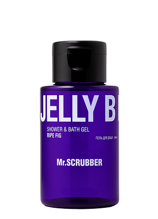 Гель для душа mr.scrubber jelly bubbles ripe fig "аромат инжира" 100 мл daily skin care