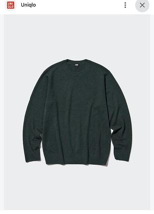 Чоловічий джемпер зі 100% кашемір від uniqlo розмір м