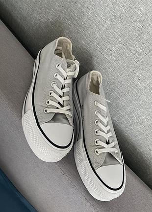 Кеди жіночі конверс converse сірі, розмір 36.5
