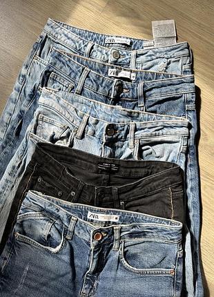 Джинсы женские zara.голубые,синие,черные джинсы.распродажа любые 300 грн