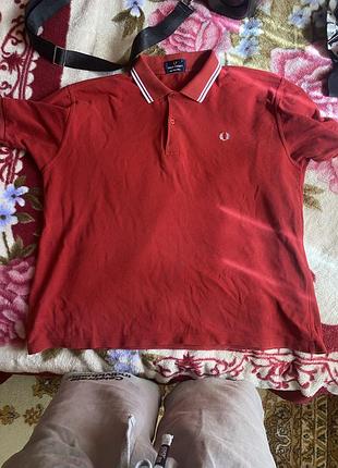 Чоловіча футболка поло fred perry червона