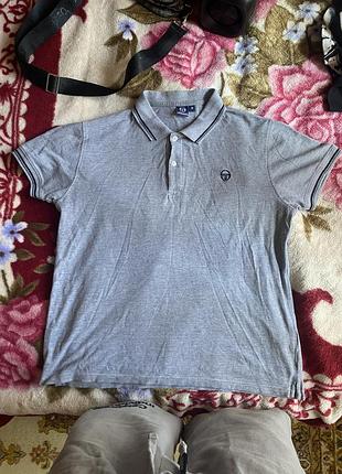 Чоловіче поло sergio tacchini сіре