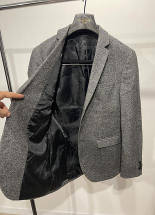 Блейзер jack & jones premium піджак сірий s/m 5