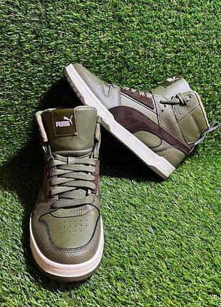 Кросівки чоловічі puma rbd game wtr хакі 42