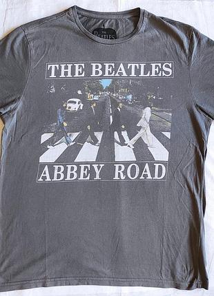 Футболка с группой the beatles "abbey road" битлз