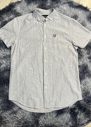 Чоловіча сорочка бренду lyle&scott, оригінал, розмір s
