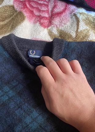 Чоловічий светр fred perry у клітинку 2