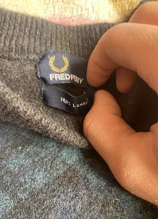 Чоловічий светр fred perry у клітинку 3