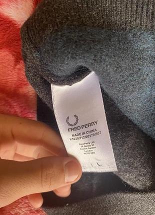 Чоловічий светр fred perry у клітинку 4