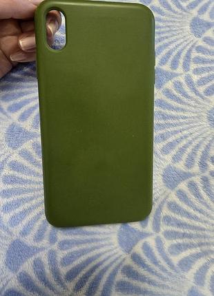 Чохол apple iphone xs силіконовий