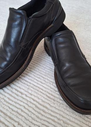 Туфлі чоловічі ecco fenn slip on чорні, розмір 42