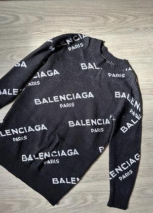 Свитер черный balenciaga