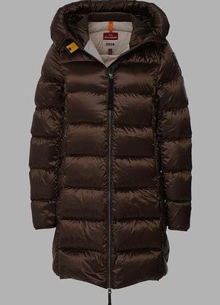 Пуховик для дівчинки parajumpers коричневий