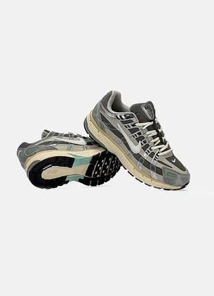 Nike p-6000 grey/beige/green 5