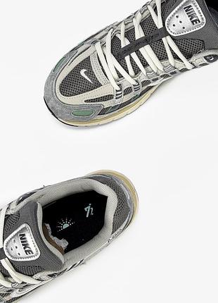 Nike p-6000 grey/beige/green 9