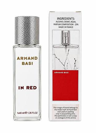 Духи женские armand basi in red 40 мл парфюм арманд баси ин ред
