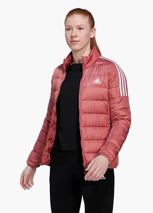 Женский пуховик adidas essentials down jacket pink
