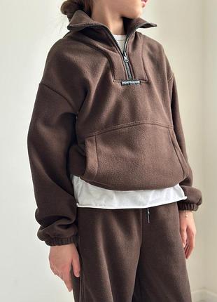 Флісовий костюм для дівчинки 10