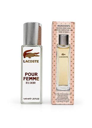 Духи женские lacoste pour femme pheromone parfum 40 мл парфюм лакоста