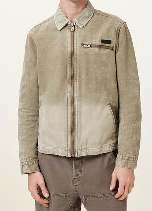 Оригінальна куртка allsaints rothwell washed cotton workwear  розмір l