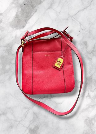 Сумка жіноча lauren ralph lauren червона