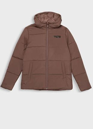 Куртка женская puma essentials padded brown