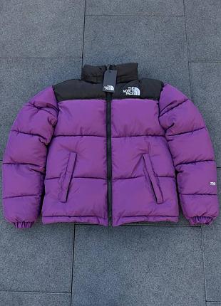 Чоловічий пуховик the north face з капюшоном куртка зимова тепла тнф