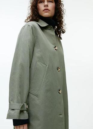 Arket cotton coat тренч
