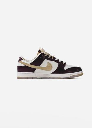 Nike dunk lx white/maroon 8