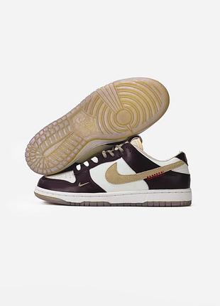 Nike dunk lx white/maroon