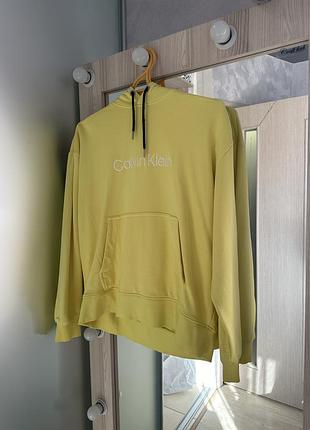Чоловіче худі calvin klein жовте