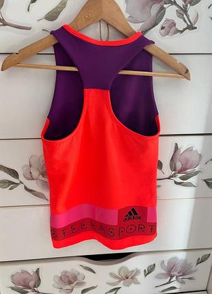 Спортивна майка із топом усередині adidas by stella mccartney