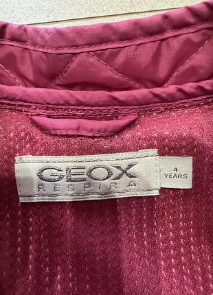 Куртка для дівчинки geox рожева 4 роки 3