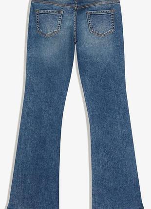 Джинси жіночі bershka bootcut сині 4
