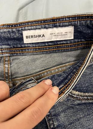 Джинси жіночі bershka bootcut сині 5