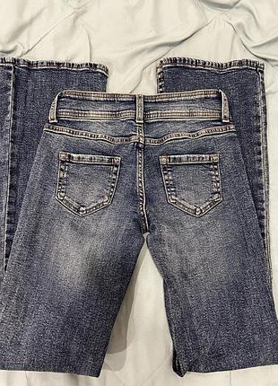 Джинси жіночі bershka bootcut сині 6