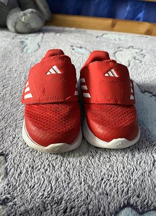 Кросівки для дітей adidas червоні, розмір 23, довжина устілки 15 см
