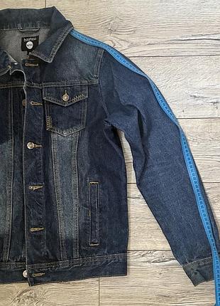 Куртка джинсова підліткова boohoo синя розмір s 10