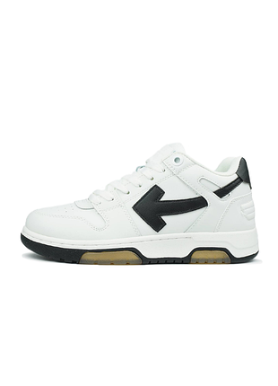 Мужские кроссовки off-white out office white and black
