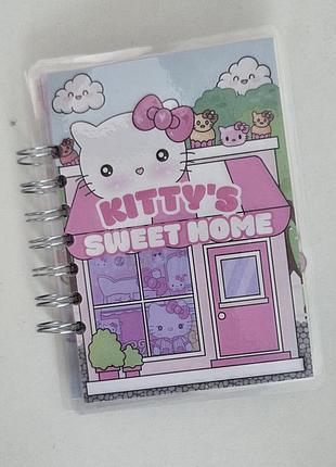 Ігровий набір для дівчинки hello kitty книга на липучках