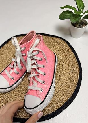 Високі кеди converse для дівчинки 5