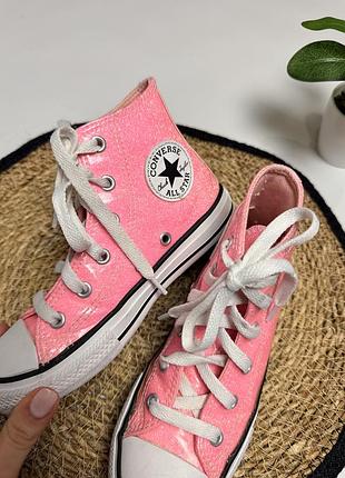 Високі кеди converse для дівчинки 6