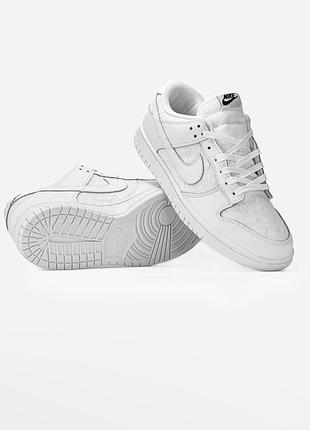 Nike dunk low "lace pack - soft pearl" 3