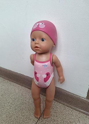 Інтерактивна лялька для купання baby born плавчиня (my first swim girl)
