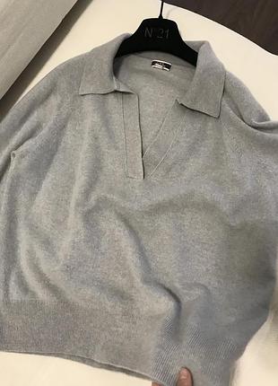 Розкішний 💯 кашеміровий джемпер поло j crew